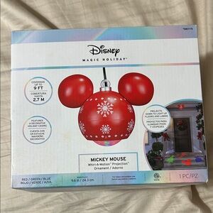 Disney Magic Holiday Red Mickey Mouse Ornament